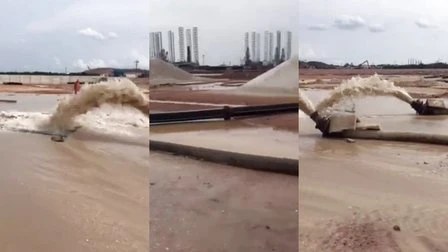 遠心電気油圧水中スラリー砂利浚渫砂泥ポンプ