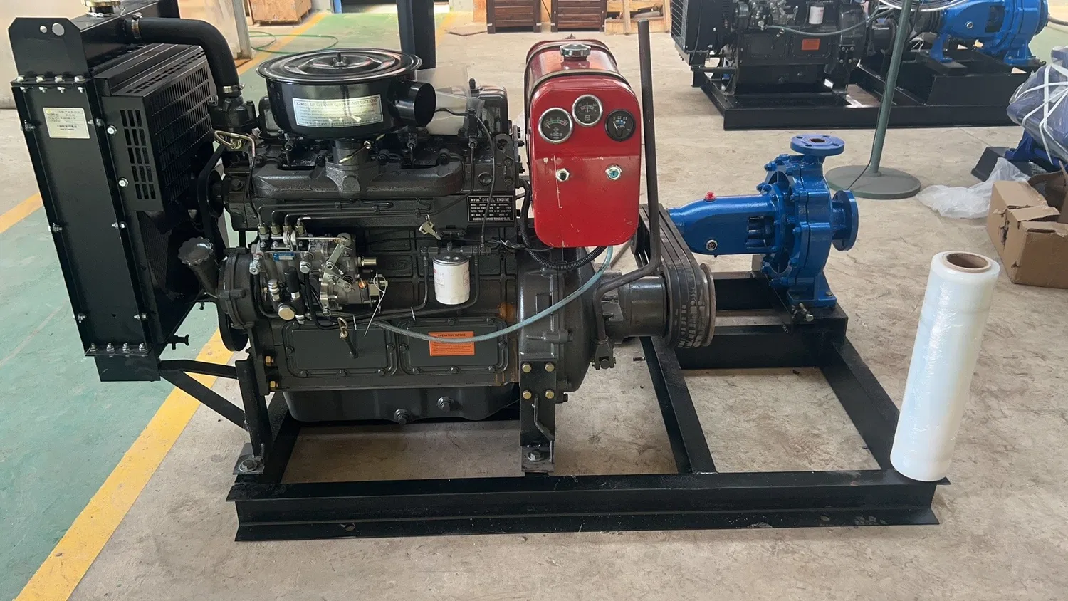 6 インチ水平遠心灌漑ディーゼル エンジン ウォーター ポンプ